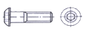 śruba z łbem kulistym gniazdo sześciokątne ISO 7380